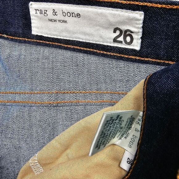 Rag & Bone Zipper Fly High‎ Rise Skinny Jeans Women's Size 26 - Picture 4 of 12